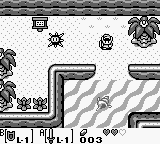 Link as he appears in the original version (top) and the Game Boy Color port (bottom)