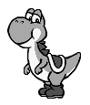 The printable Yoshi Story Mode Artwork obtained when the World 6-4 of Super Mario Bros. is beaten, and that the Mushroom Retainer has been rescued.