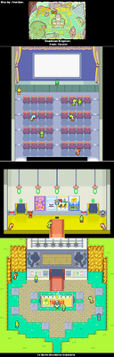 Yoshi Theater's layout.