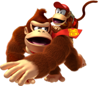 DKCR-Donkey Kong and Diddy Kong Artwork.png