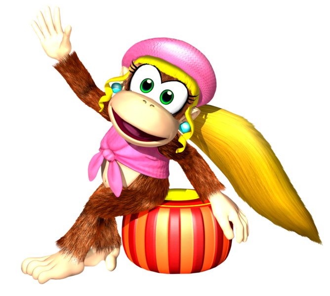 File:Dixie Kong (DKR).png