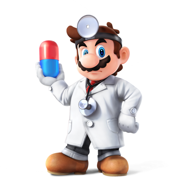 File:Dr Mario SSB4 Artwork.png
