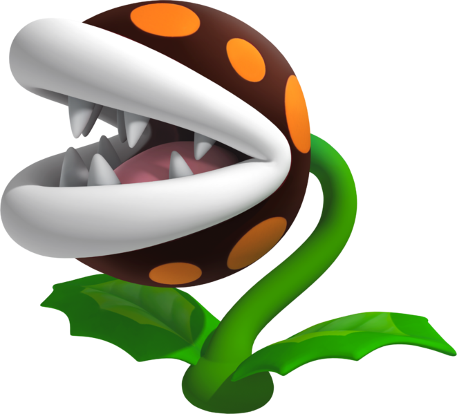 File:Fire Piranha Plant 3D.png