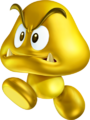 A Gold Goomba.