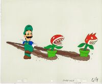 Gopher Bash cel Luigi avoiding Piranha Plants.jpg