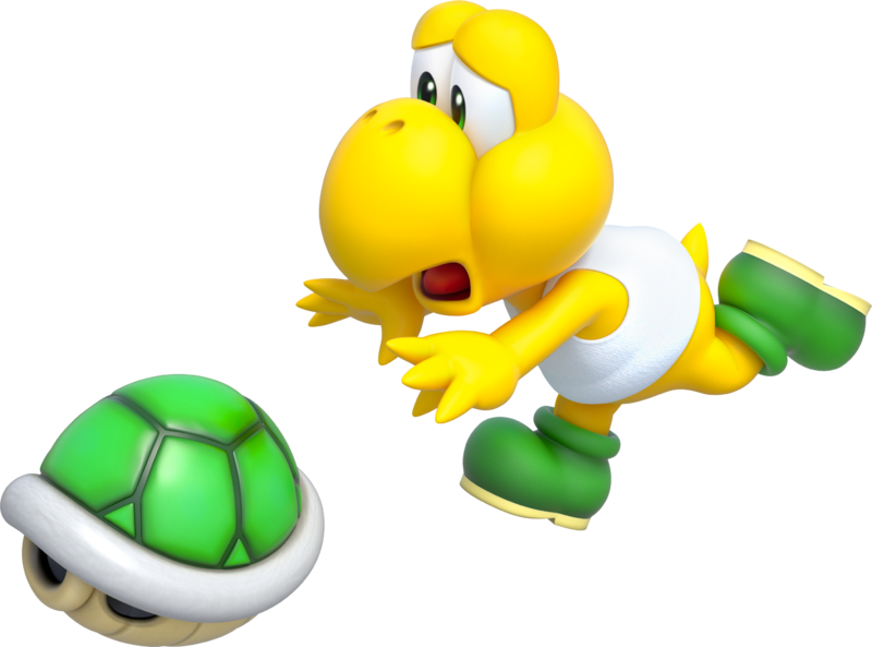 File:Koopa Troopa Artwork - Super Mario 3D World.png