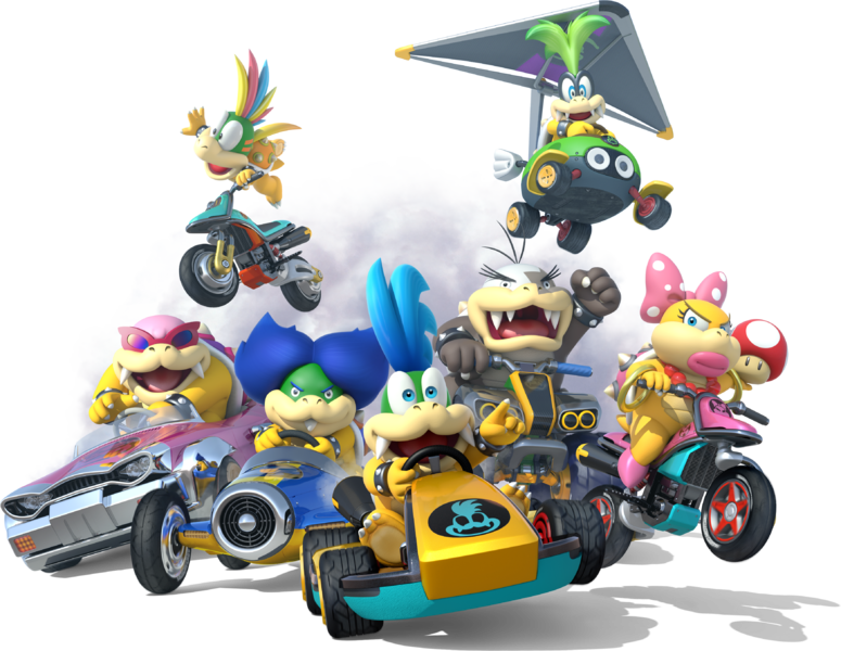 File:Koopalings Artwork - Mario Kart 8.png