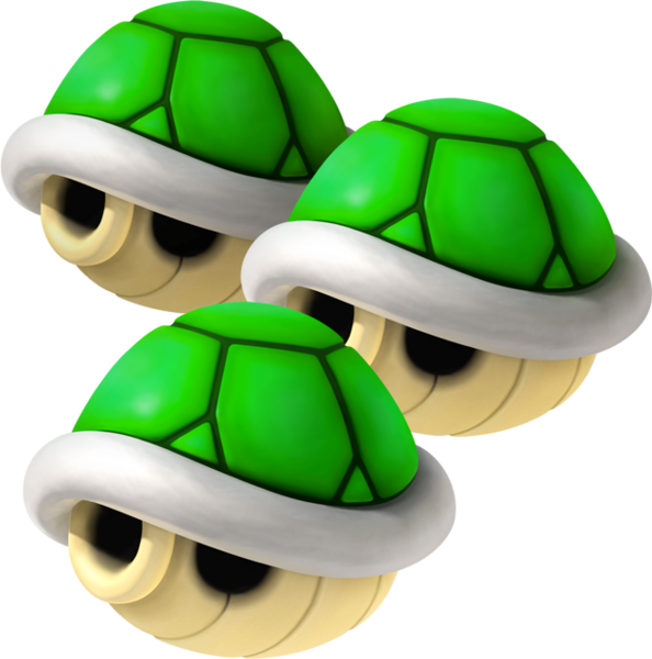 File:MKwii TripleGreenShell.png