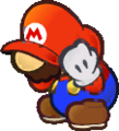 Mario guarding