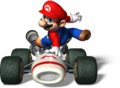 Mario in his B Dasher (Boxart picture)