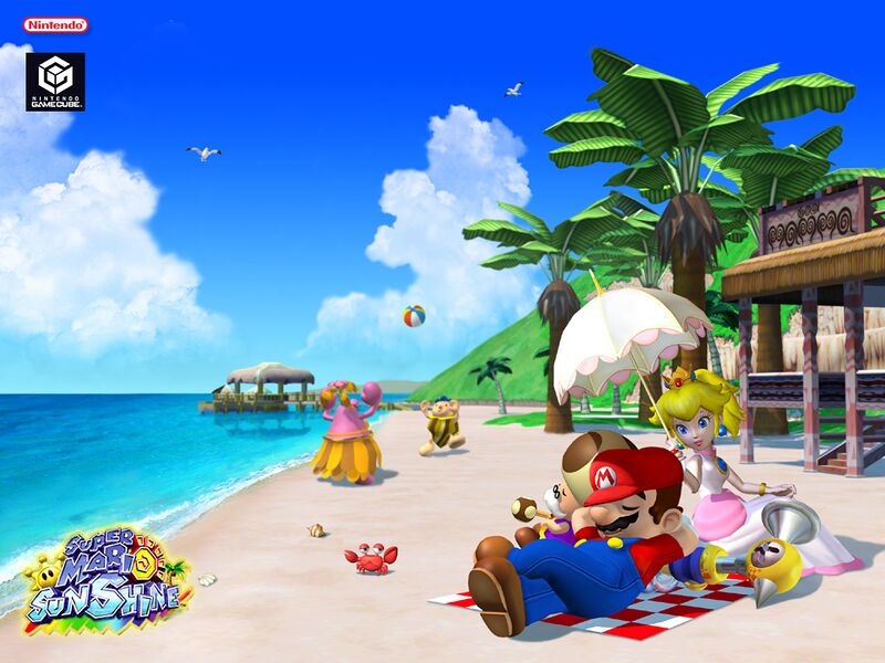 File:Mario Sunshine wallpaper.jpg