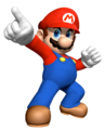 Mario posing