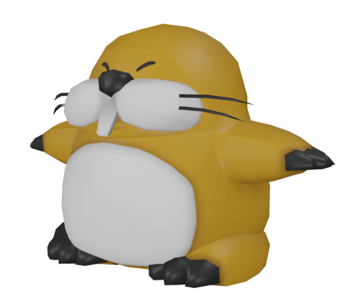 File:Monty Mole Mario Kart 8 model.png