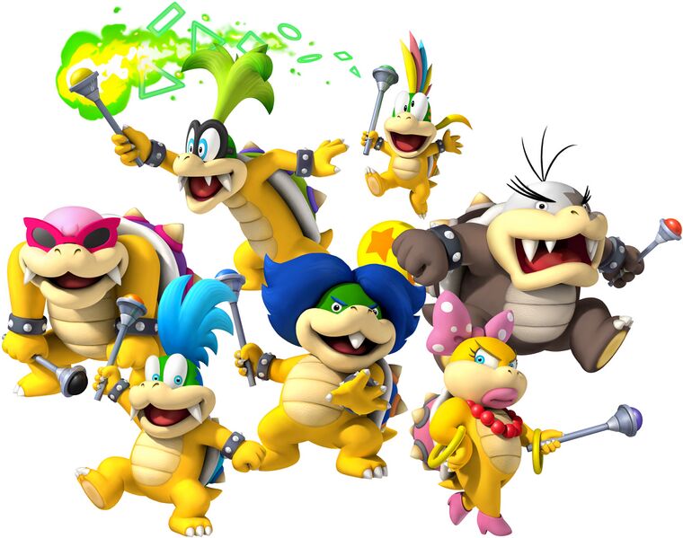 File:NSMBW Koopalings Group Artwork.jpg