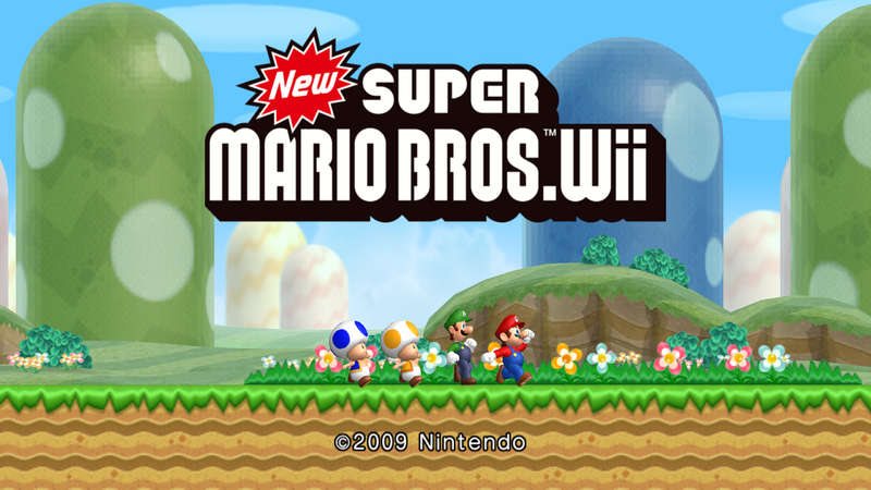 File:New Super Mario Bros. Wii Title Screen.png