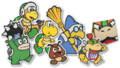 The Koopa Troop in Paper Mario: The Origami King