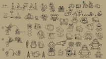 Paper Mario: The Origami King concept art