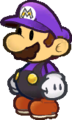 Mario with both the L Emblem and the W Emblem equipped