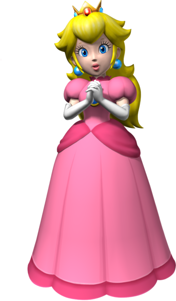 File:Princess Peach MP6 main artwork.png