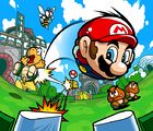 Mario Pinball Land artwork of the Grassy Greens Stage
