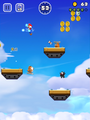 A wrench being thrown by a Rocky Wrench in Super Mario Run