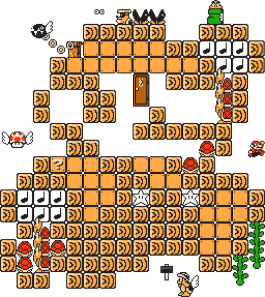 File:SMM Mario Sprite Art - SMB3.png