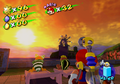 A view of the Sun in Super Mario Sunshine