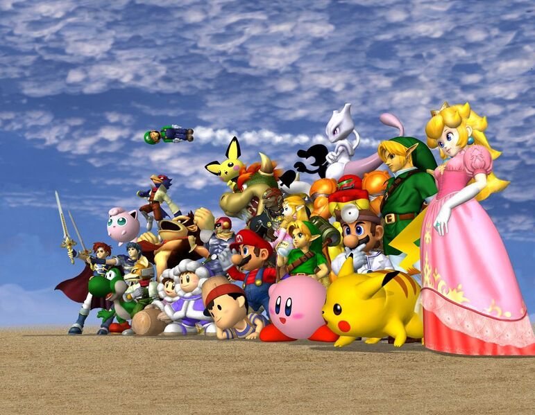 File:SSBM characters.jpg