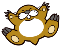 Sticker Monty Mole - Mario Party Superstars.png