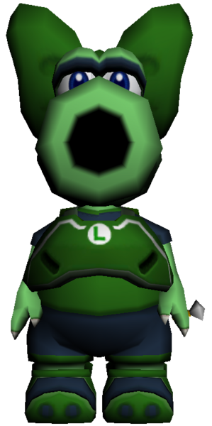 File:StrikersCharged Birdo Model Luigi.png