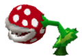 A Super Piranha Plant lunging as seen in New Super Mario Bros.