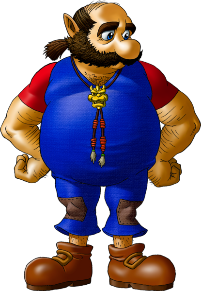 File:Talon OoT artwork.png